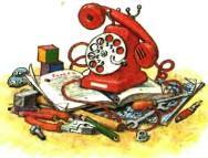 красный телефон