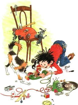 пес грызет телефонную трубку