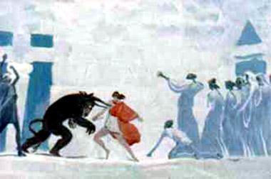 Тесей и Минотавр