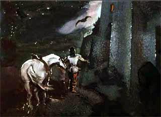 Три апельсина (сказка) Королевич попросил Совушка, сова, загляни в дворцовое окошко