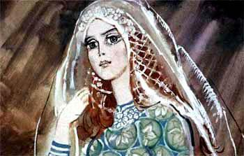 Три апельсина (сказка) красавица подняла голову и улыбнулась королевичу