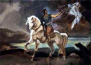 Три апельсина (сказка) Он поднял ее на руки, посадил на дерево, а сам въехал в ворота