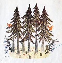 Три медведя (сказка) лес