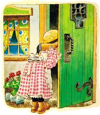  Есть кто –нибудь дома? – Спросила она, приоткрыв дверь и заглянув внутрь