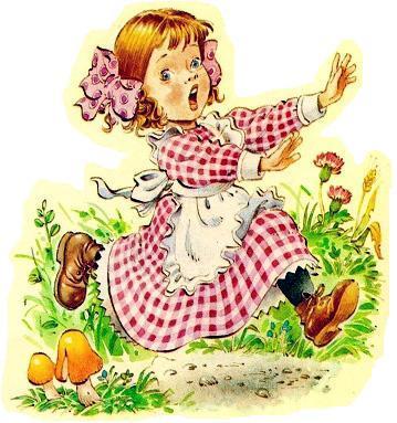 Три медведя Маша поняла, что нужно бежать, соскочила с кровати и пустилась наутек вниз