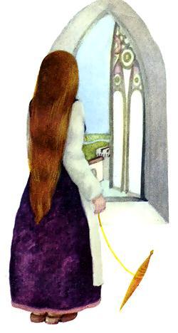 Три пряхи (сказка) девушка с веретеном