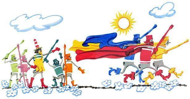 Три весёлых краски (сказка) Три весёлых краски