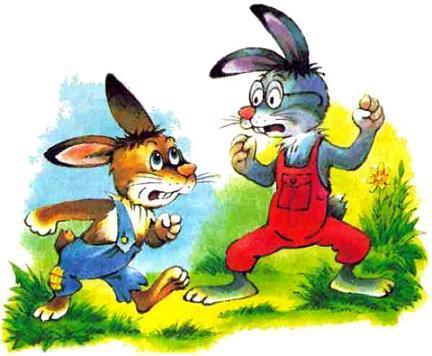 Три весёлых зайца (сказка) зайцы, заяц