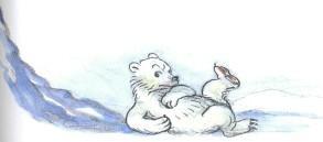 Сказка: Умка хочет летать (иллюстрации: Сутеев В.) белый мишка умка упал