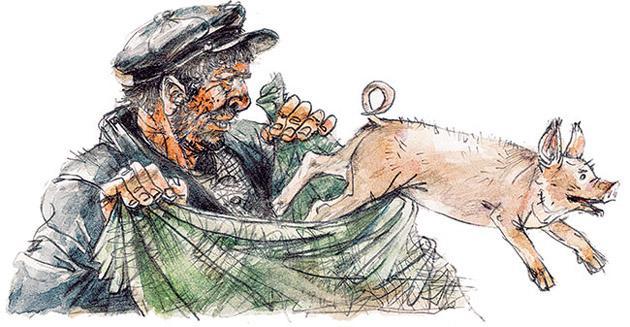 Глупый вор и умный поросенок Глупый вор и умный поросенок