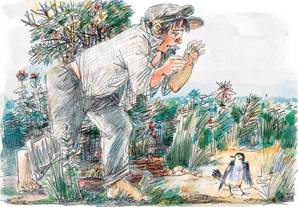 Умная птичка