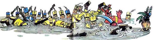 Урфин Джюс и его деревянные солдаты (сказка-повесть) деревянные солдаты и генерал в реке в воде