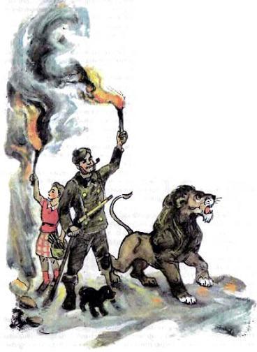 Урфин Джюс и его деревянные солдаты (сказка-повесть) дядя Чарли Элли зажгли факелы Смелый лев и Тотошка