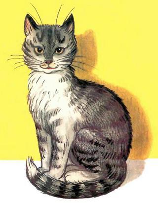 Усатый полосатый - стих кот кошка