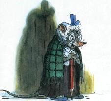 Стих: Веселый новый год (иллюстрации: Сутеев В.) бабушка мышь