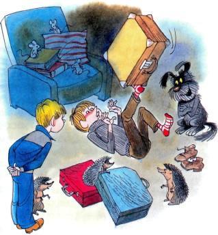 повесть: Витя Малеев в школе и дома Витя Малеев у Шишкина в гостях