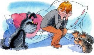 повесть: Витя Малеев в школе и дома Шишкин слез с кровати и сел на край