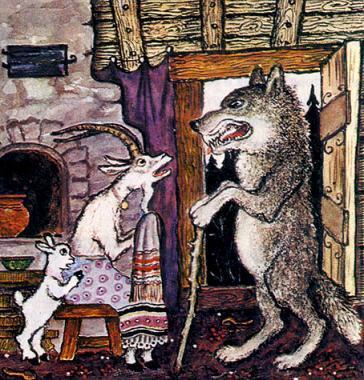 Волк и коза