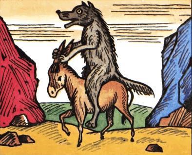 Волк и осел (сказка) Волк и осел