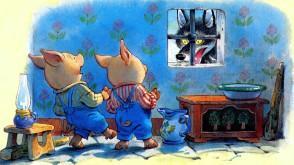 поросята увидели в окне волка