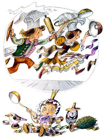 поварята с котелками