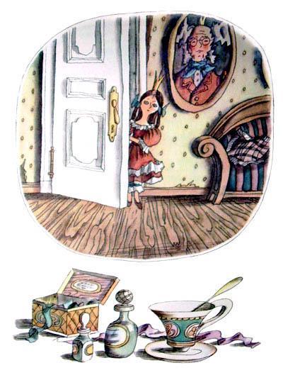 Волшебная сказка (сказка) принцесса Алисия вошла в комнату