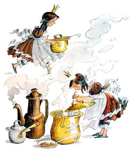 Волшебная сказка (сказка) принцесса Алисия готовит