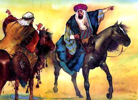 Собрались сыновья в дальнюю дорогу, слепой отец благословил их