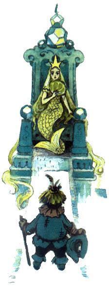 Гудвин явился Страшиле прекрасной русалкой