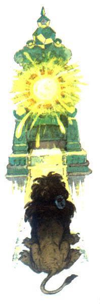 Гудвин явился льву огненным шаром