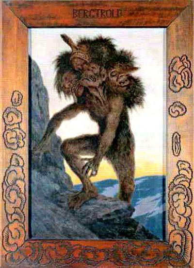 Горный тролль трехголовый