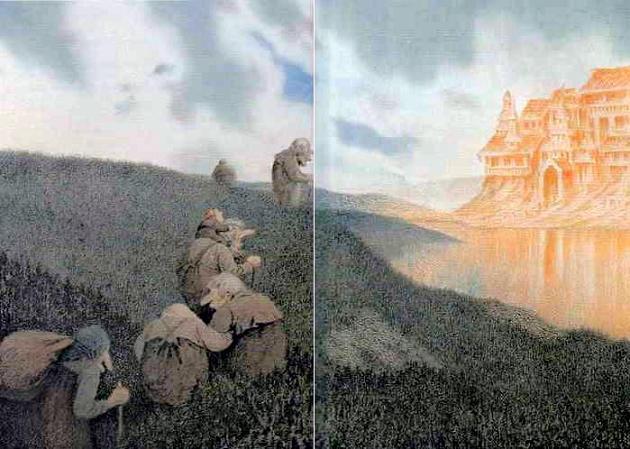 тролли идут к замку