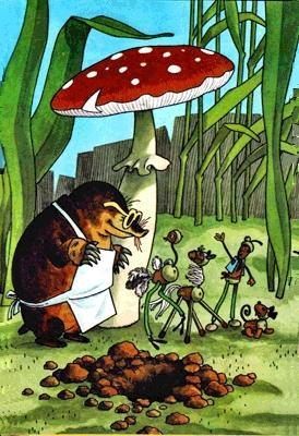 крот под мухомором
