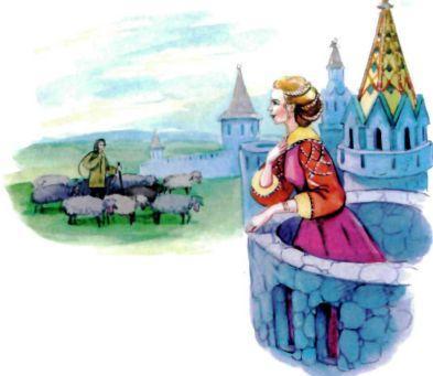 красавица дочь принцесса на балконе