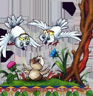 Язык зверей - сказка птицы и птенец