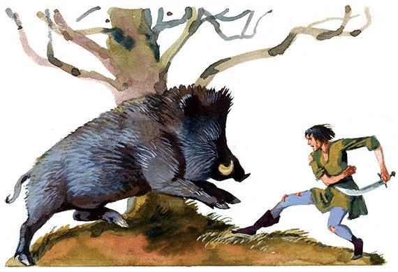 Юный Поллард и окландский вепрь 42