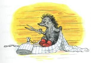 Зайкина шуба (иллюстрации: Сутеев В.) еж портной