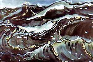 Запретный узел (сказка) море шторм волны