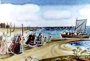 С радостью встретили их друзья и родные