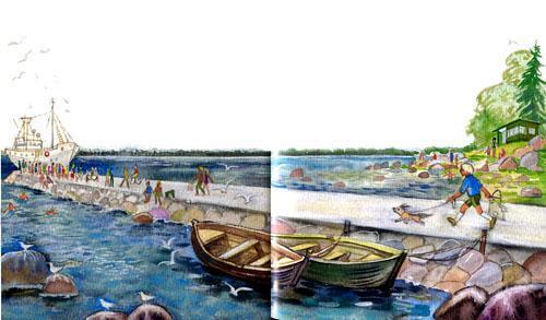 Засыпайка в рыбацкой деревне