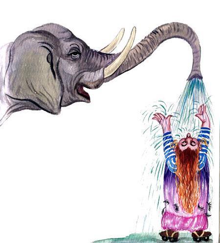 Засыпайка в рыбацкой деревне (повесть) слон