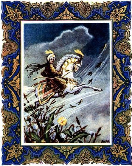 Завещание отца (узбекская сказка) верхом на коне