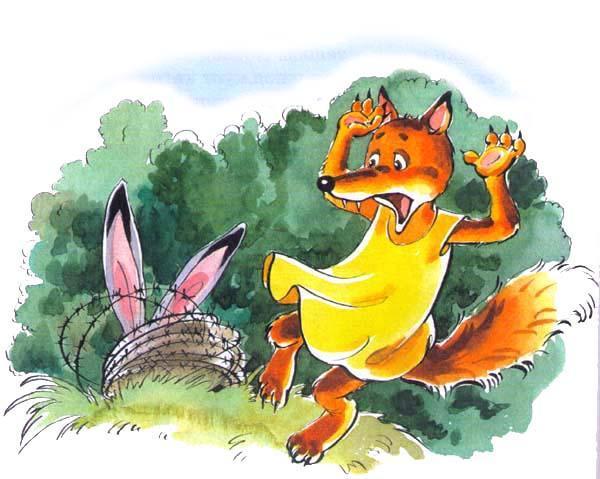 Лиса Лариска и колючий проволочный заяц