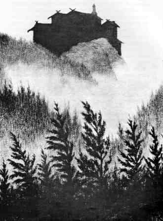 Зелёный Рыцарь (сказка) дворец на горе