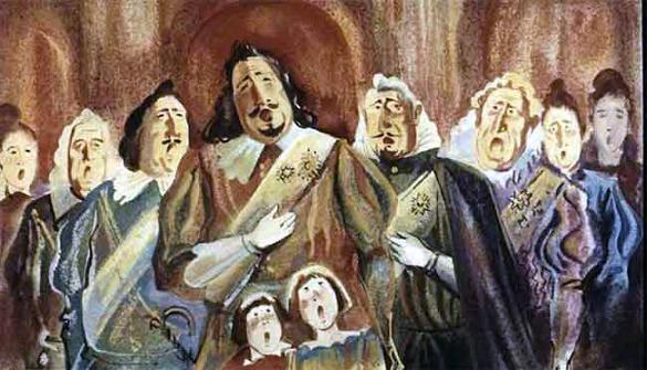 Жареная кукуруза (сказка Джани Родари) придворные министры