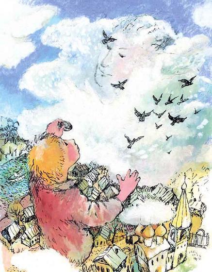 Железная пуговица (сказка) мальчик с железной пуговицей и облоко