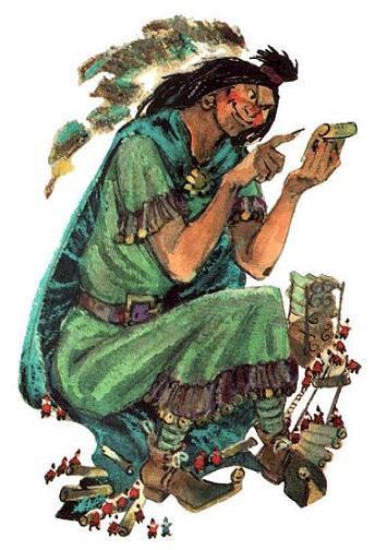 колдунья Арахна читает свитки гномов летопись