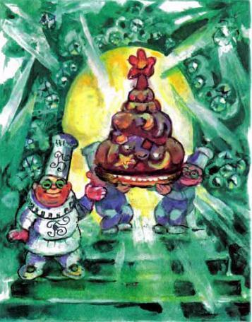 повара изумрудного города и торт