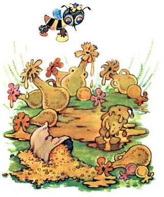 Желудёк (сказка) пчелка