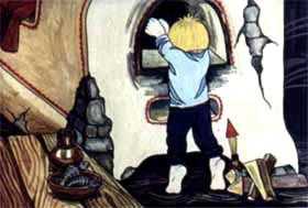 Жихарка у печи